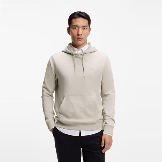 Boss - "Wetalk" Hoodie zum Überziehen für Herren (Grau) - Image 2