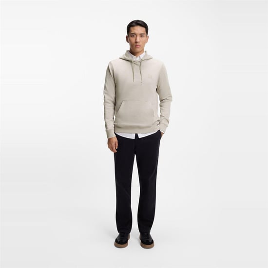 Boss - "Wetalk" Hoodie zum Überziehen für Herren (Grau) - Image 5