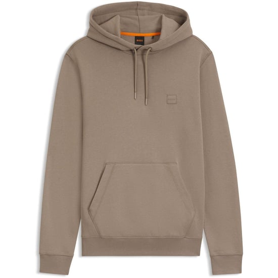 Boss - "Wetalk" Hoodie zum Überziehen für Herren (Braun) - Image 1