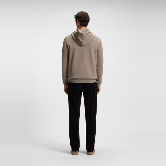 Boss - "Wetalk" Hoodie zum Überziehen für Herren (Braun) - Image 3