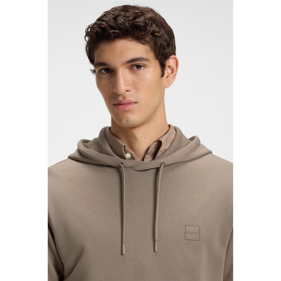Boss - "Wetalk" Hoodie zum Überziehen für Herren (Braun) - Image 4