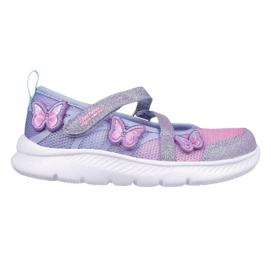 Skechers - "Comfyflex 2" Schmetterling Sneaker für Mädchen, Glitzer (Lavendel/Bunt) - Image 1