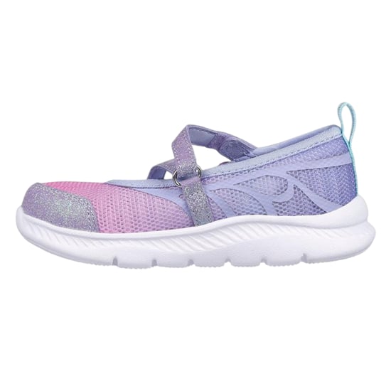 Skechers - "Comfyflex 2" Schmetterling Sneaker für Mädchen, Glitzer (Lavendel/Bunt) - Image 2