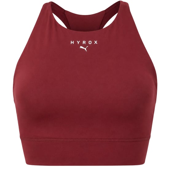 Puma x Hyrox Shapeluxe Womens Dark Red Sports Bra - Image 1