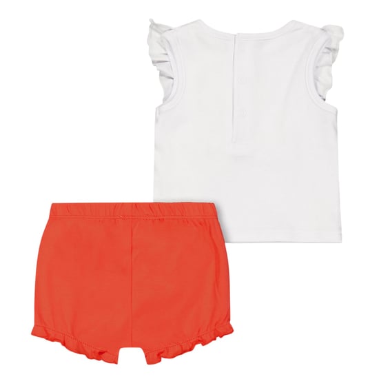 Carrement Beau - "Jolie Nature" Set Oberteil & Shorts für Baby-Girls (Weiß/Orange) - Image 2