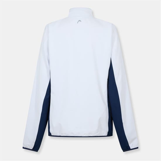 Head - "Club" Trainingsjacke für Damen, Durchgehender Reißverschluss (Weiß/Rot) - Image 2