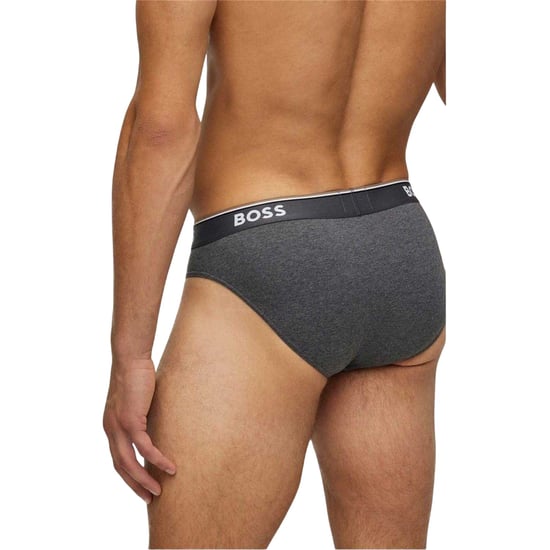 Boss - Slips für Herren, Premium-Baumwolle (3er-Pack) (Grau/Dunkelgrau/Schwarz) - Image 2