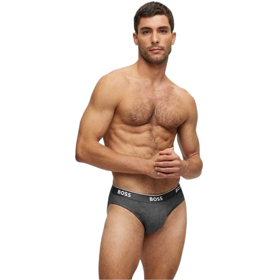 Boss - Slips für Herren, Premium-Baumwolle (3er-Pack) (Grau/Dunkelgrau/Schwarz) - Image 4