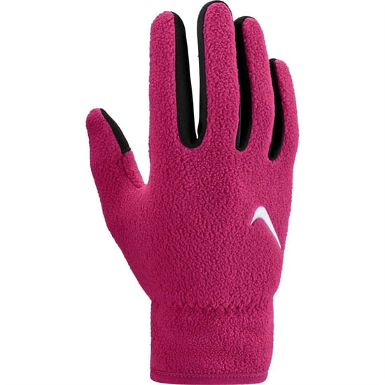 Nike - "Thermafit" Winterhandschuhe, Fleece (Betenrot/Weiß) - Image 1