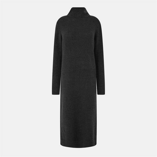 Pieces - Strickkleid für Damen, Rollkragen, Jerseyware (Samtschwarz) - Image 1