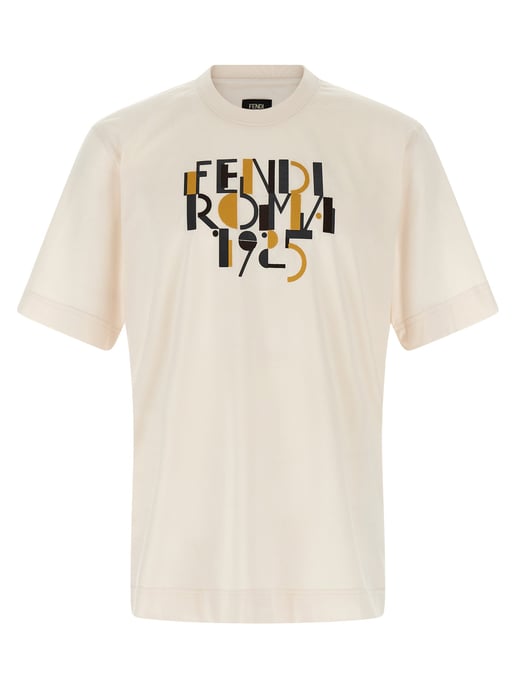 Fendi Weißes Baumwoll-T-Shirt - Image 1
