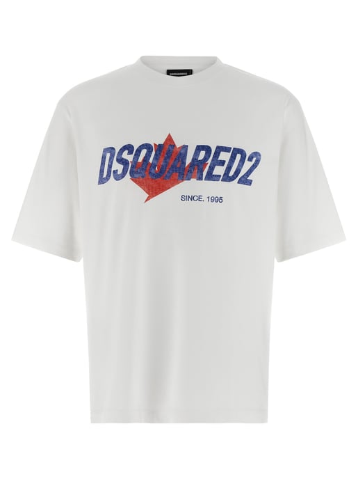 Dsquared² Weißes Baumwoll-T-Shirt - Image 1