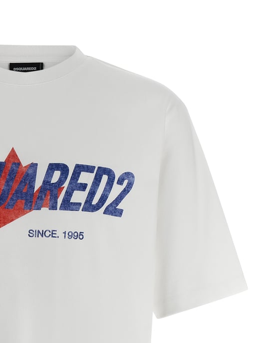 Dsquared² Weißes Baumwoll-T-Shirt - Image 3