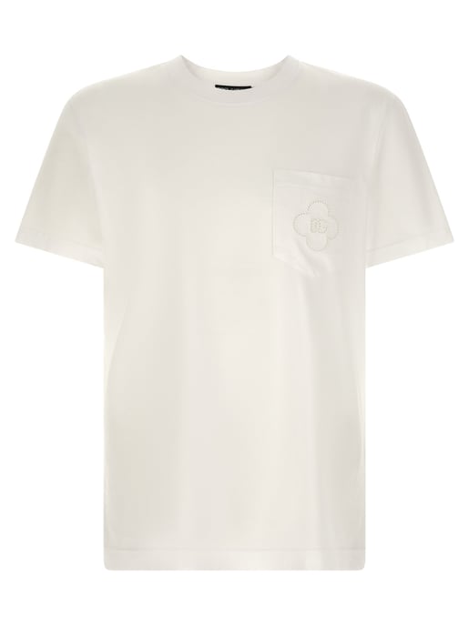 Dolce & Gabbana Weißes Baumwoll-T-Shirt - Image 1