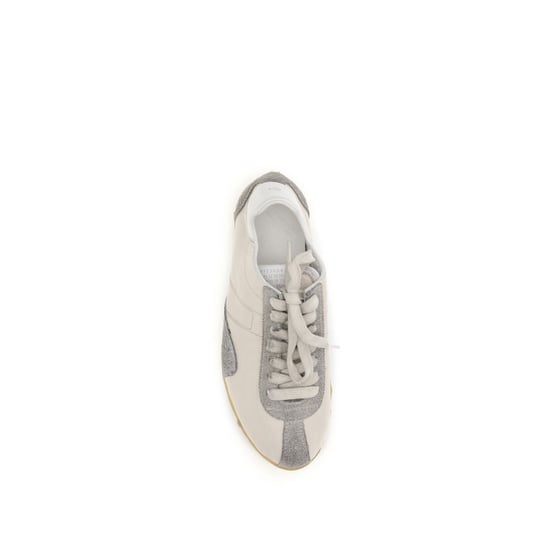 Maison Margiela Beigefarbene Ziegenleder-Sneaker - Image 4