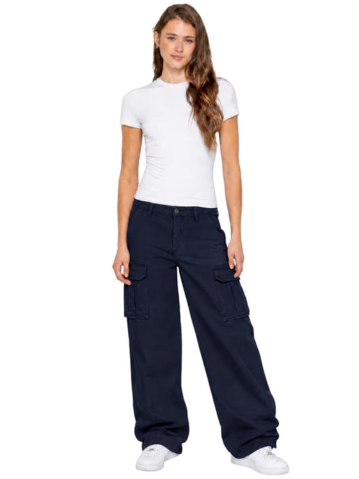 Enzo | Damen Cargo Baggy Hose - Image 2