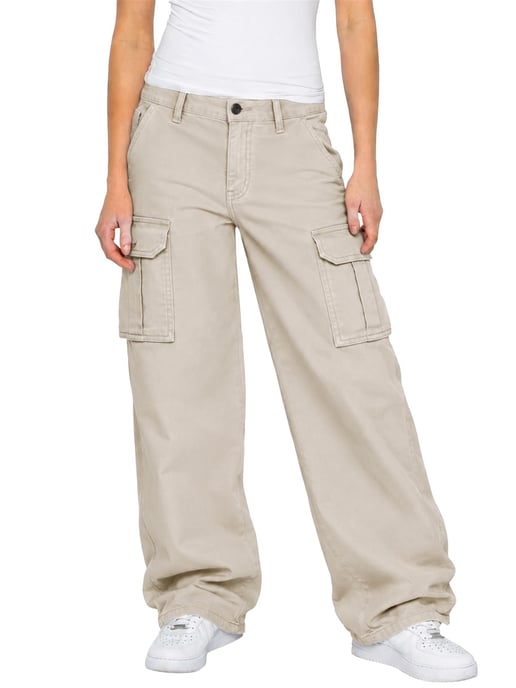Enzo | Damen Cargo Baggy-Hosen - Image 1