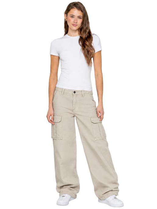 Enzo | Damen Cargo Baggy-Hosen - Image 2