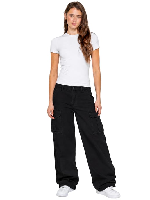 Enzo | Damen Cargo Baggy-Hose - Image 2