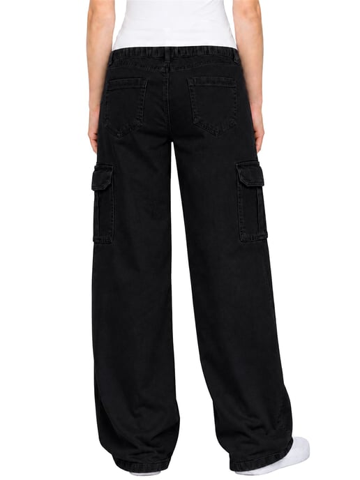 Enzo | Damen Cargo Baggy-Hose - Image 3
