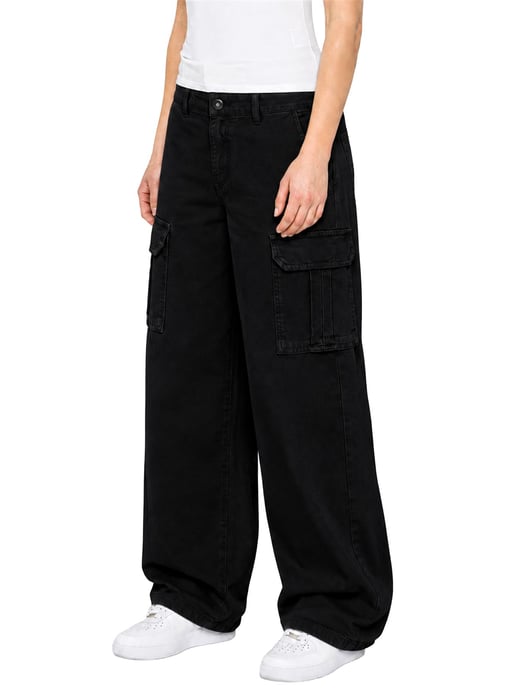 Enzo | Damen Cargo Baggy-Hose - Image 4