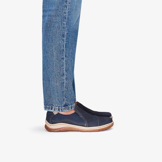 Orlene Slip Navy Nubuck Schuhe - Image 2