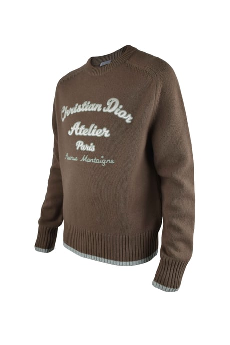 Dior CD Atelier Strickpullover Braun - Image 2