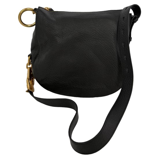 Burberry Kleine Knight Schultertasche aus schwarzem Kalbleder - Image 2