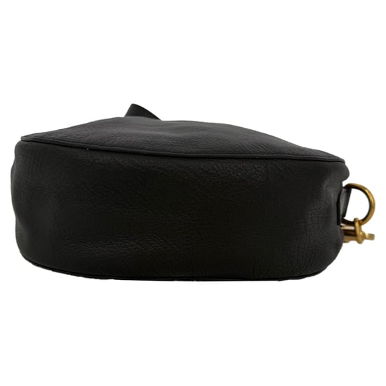 Burberry Kleine Knight Schultertasche aus schwarzem Kalbleder - Image 4