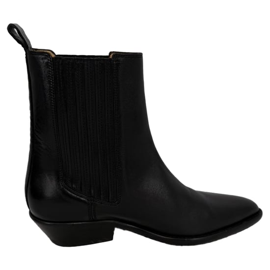 Isabel Marant Delena Stiefeletten aus schwarzem Leder - Image 1