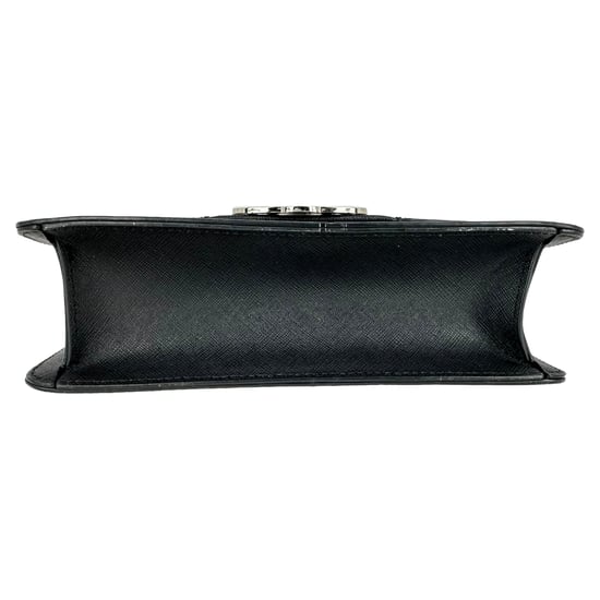Vivienne Westwood Debbie Schultertasche aus schwarzem Leder - Image 5