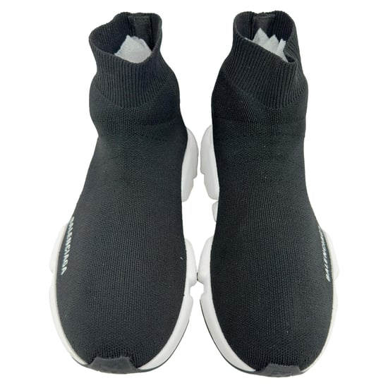 Balenciaga Speed Trainer Shoes in Black Polyester - Image 3