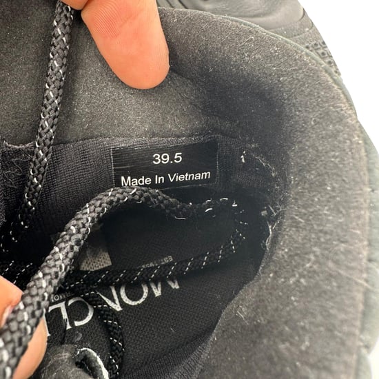 Moncler Trailgrip High GTX High-Top Sneakers aus schwarzem Leder - Image 2