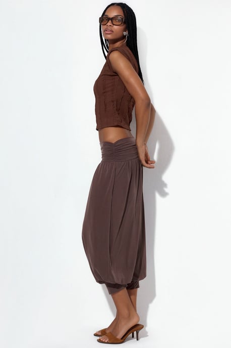 Damen Modal-Polyester Capri Salwar-Hosen - Image 2
