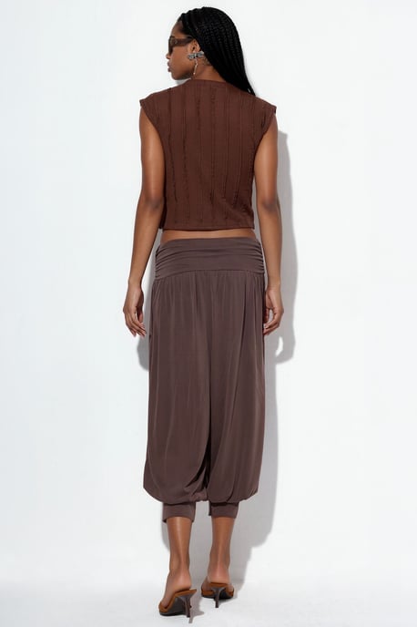 Damen Modal-Polyester Capri Salwar-Hosen - Image 3