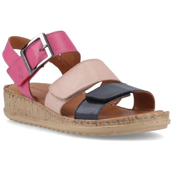 Hush Puppies Eliana Leder Damen Fuchsia Sandalen - Image 1