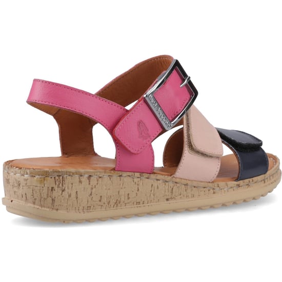 Hush Puppies Eliana Leder Damen Fuchsia Sandalen - Image 2