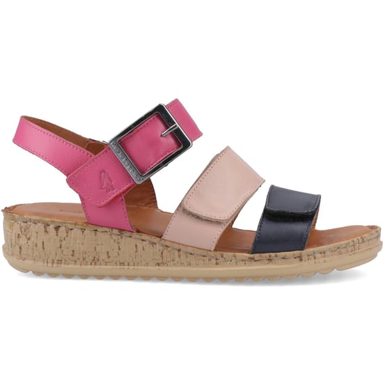 Hush Puppies Eliana Leder Damen Fuchsia Sandalen - Image 5