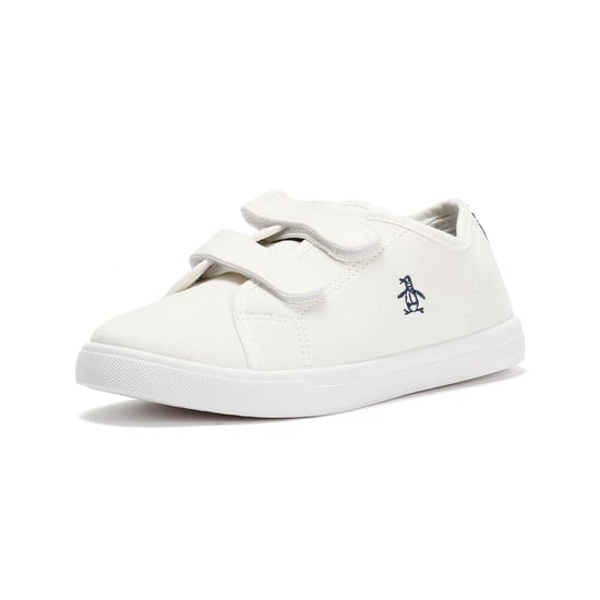 Penguin Junior Sparton Hook and loop Textile Weiße Sneakers - Image 3