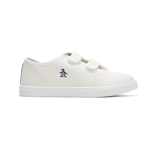 Penguin Junior Sparton Hook and loop Textile Weiße Sneakers - Image 5