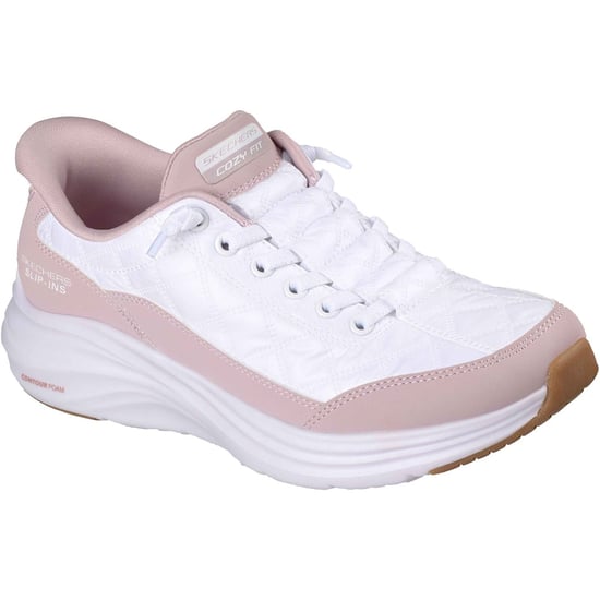 Skechers Contour Foam Cozy Fit Textile Damen Lavendel Sneakers - Image 1