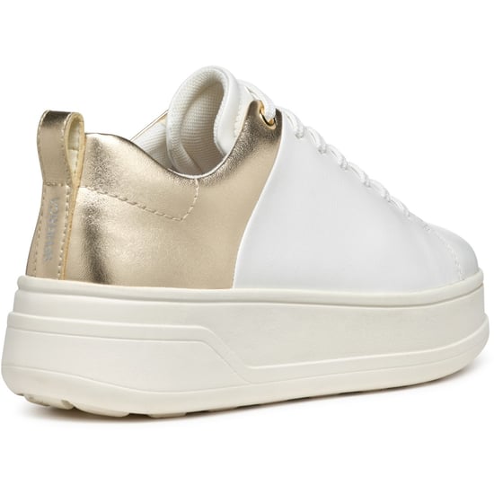 Geox D SPHERICA ECUB-2 Damen Sneaker Weiß/Lichtgold - Image 2
