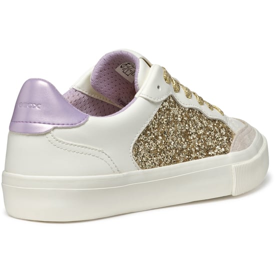 Geox D EMMELENY Damen Sneaker In Optik Weiß/Lichtgold - Image 2