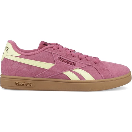 Reebok Court Retro Textil Damen Studiopink/Gelb/Haze/Schwarz Kirsch Sneaker - Image 5