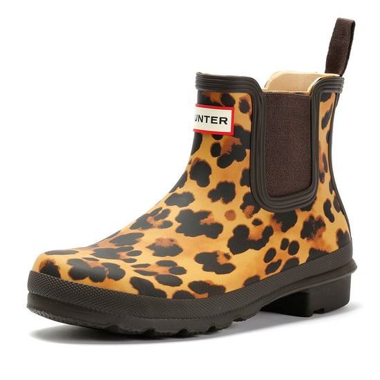 Hunter Original Chelsea Gummi Damen Braune Gummistiefel - Image 3