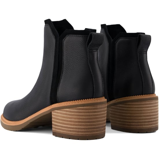 TOMS Hailey Damen Stiefeletten aus schwarzem Leder mit Absatz - Image 2