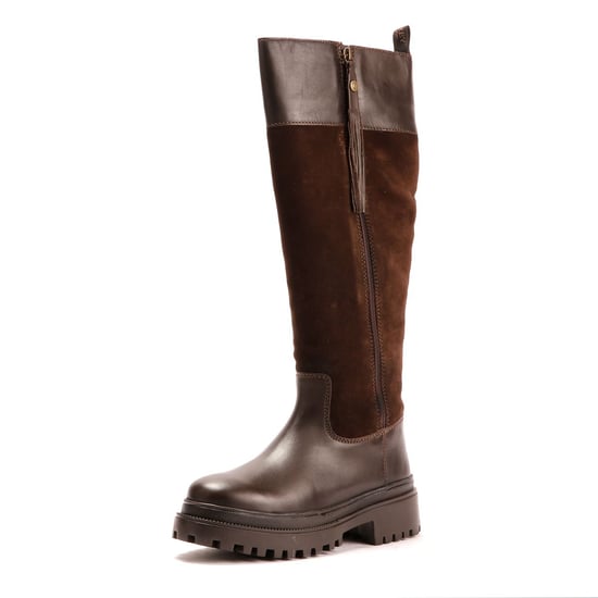 Osprey London The Bramble Tall Leder Damen Braune Stiefel - Image 3
