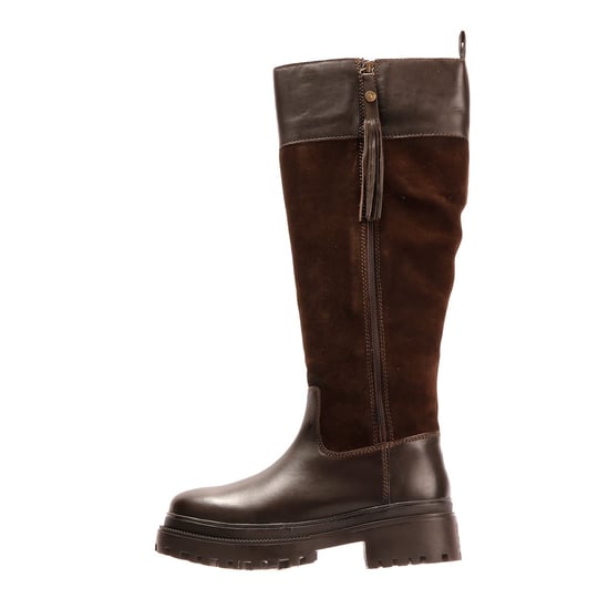 Osprey London The Bramble Tall Leder Damen Braune Stiefel - Image 6