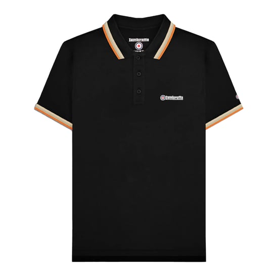 Lambretta - Poloshirt für Herren (Schwarz/Steinfarben/Nussbraun/Orange) - Image 2
