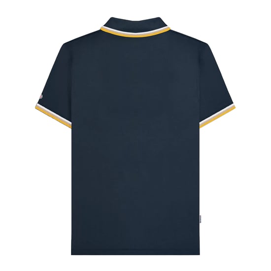 Lambretta - Poloshirt für Herren (Marine/Weiß/Nussbraun/Gold) - Image 3